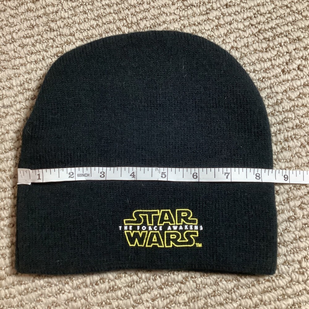 STAR WARS “The Force Awakens” Black Beanie / Skull Cap Hat