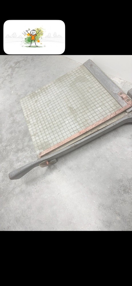 Vintage 12” Paper Cutter