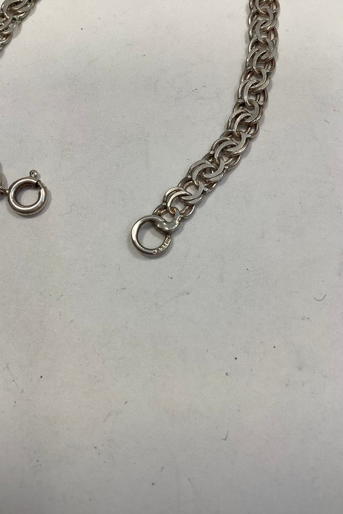 Danish Bismarck bracelet in sterling silver