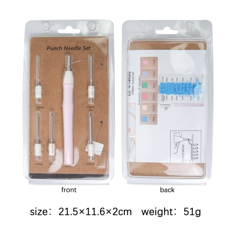Ergonomic Handle Embroidery Pen Adjustable Needle Crafting Sewing Accessory