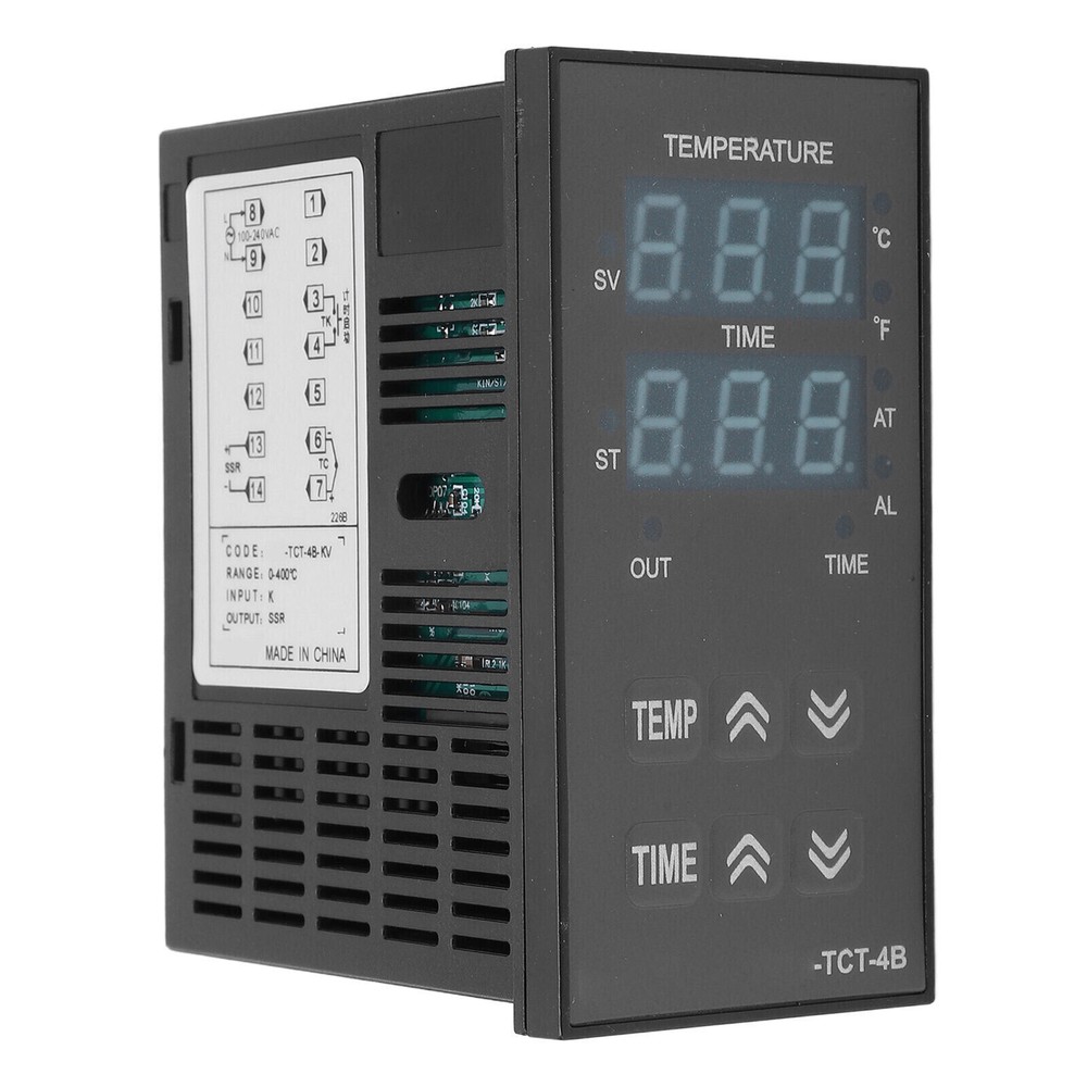 Digital Temperature Controller PID Control Thermostat For Heat Press Machine NpD