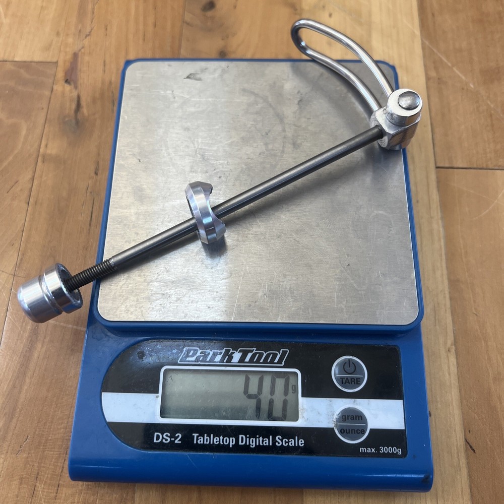 Odyssey Svelte Titanium Front QR Quick Release Skewer Silver