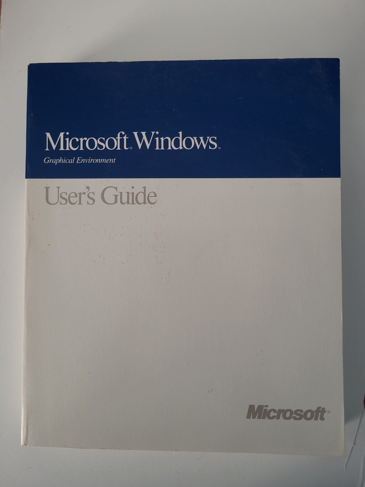Microsoft Users Guide For Windows 3.0
