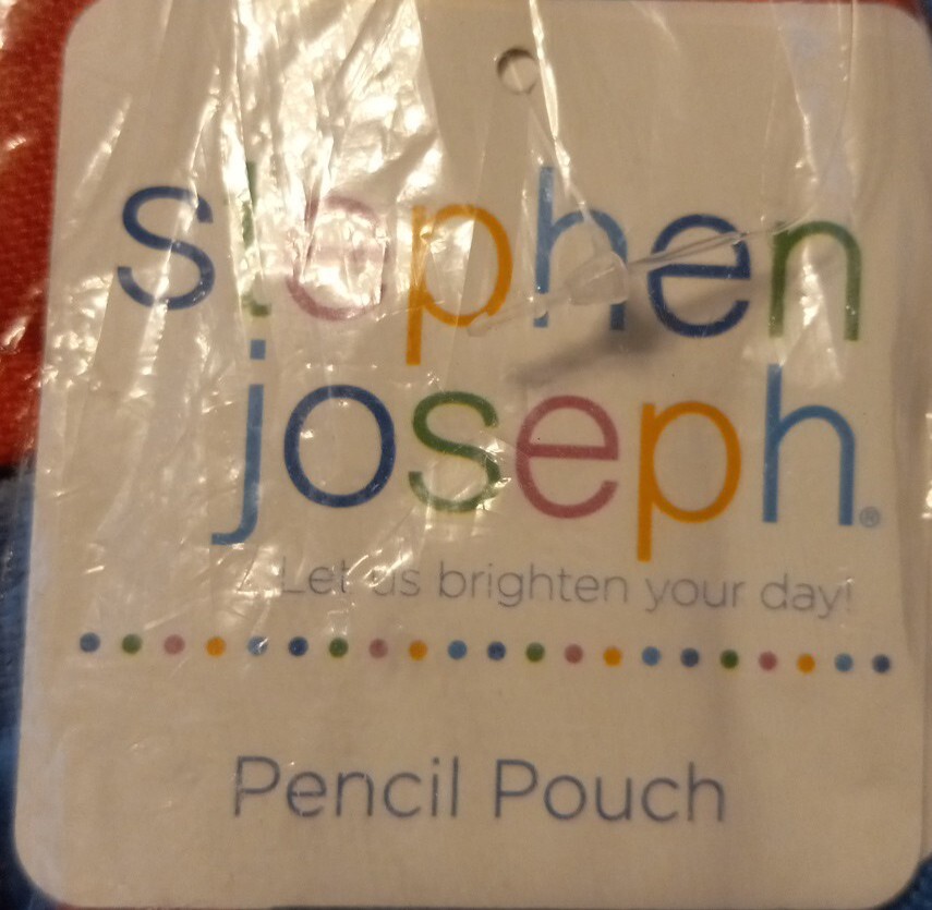 Stephen Joseph Pencil Pouch Airplane NWT