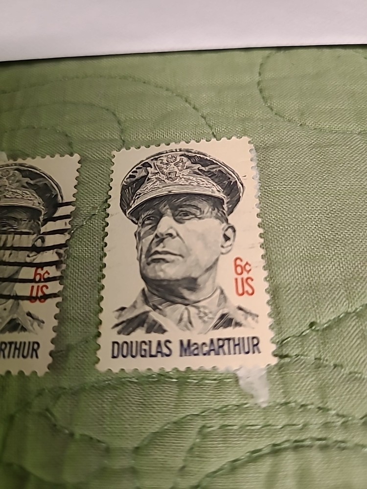 4 Douglas MacArthur Stamps (Envelope 57)