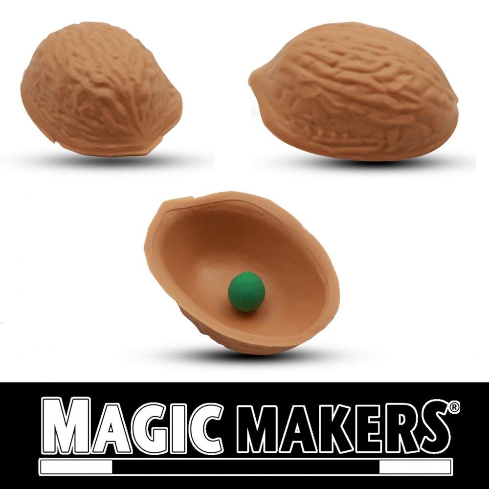 Magic Makers Table Top Con Game, Fits in Palm of Hand, Three Shell Game