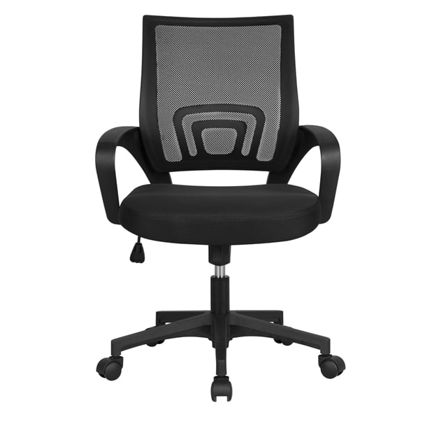 Chair Mesh Swivel Computer Desk Office Adjustable Height Back Ergonomic Armrest