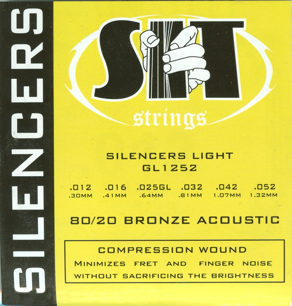 Guitar Strings Acoustic Silencers SIT Light GL-1252