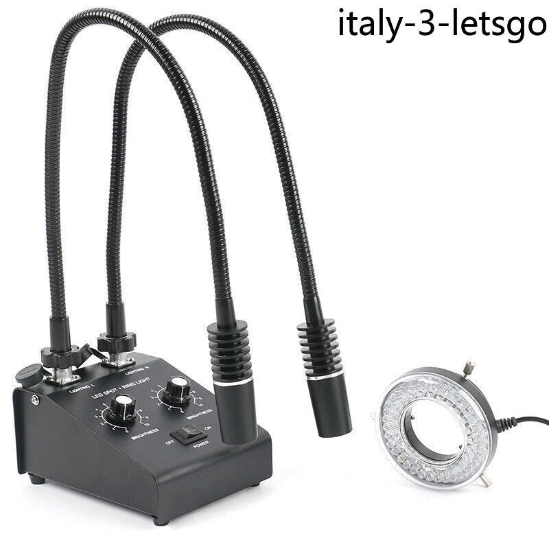 Dual Microscope Light Source Illumination LED Industrial Camera Light Source