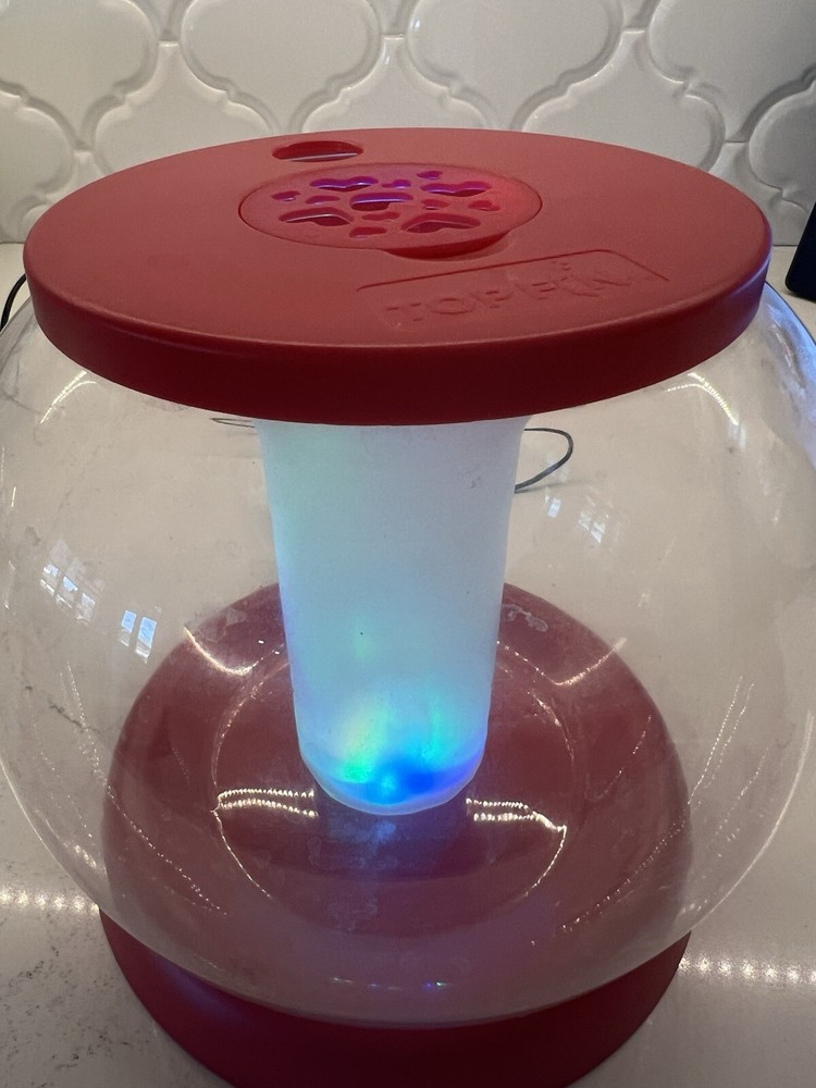Pink Light Up And Projector Fish Bowl