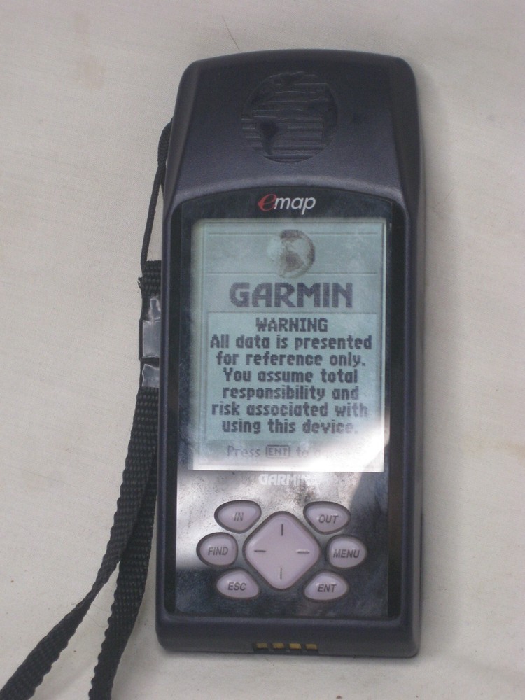 Garmin eMap AM 12 Parallel Channel GPS Portable Handheld Tested electronic map