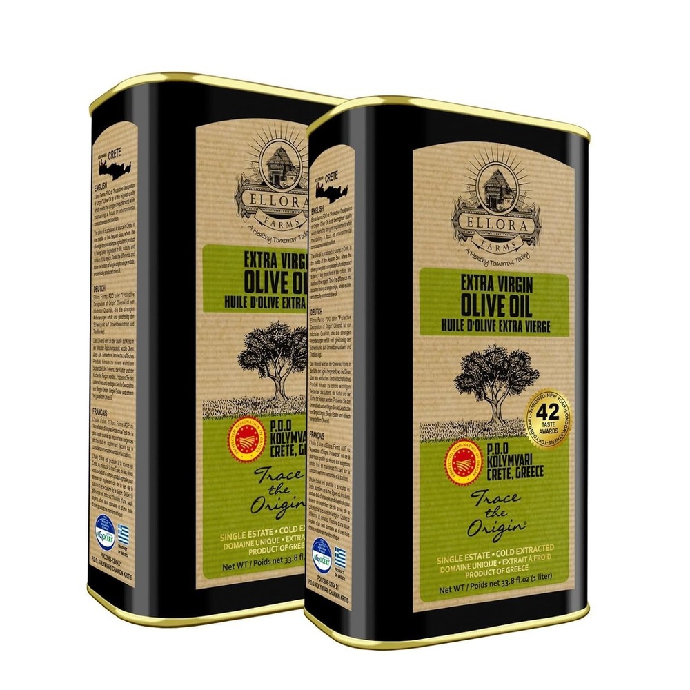 PDO Certified Extra Virgin Olive Oil 2-Pack