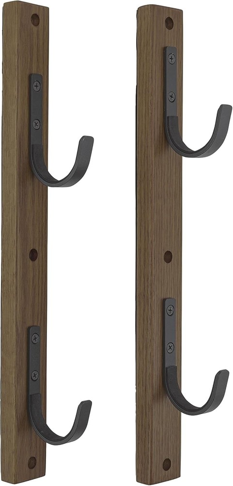 Functional Indoor Gun Rack with Padded Hooks - Easy Assembly & Stylish Look