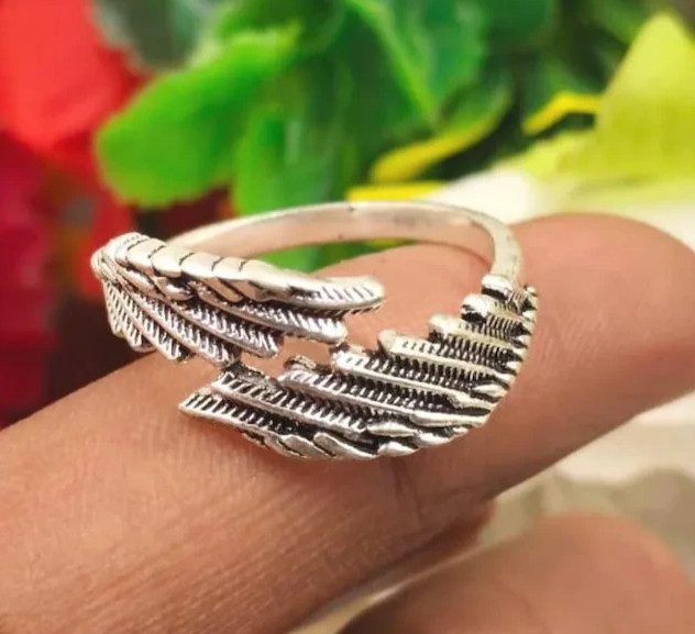 Handmade Sterling Silver Wave Ring: Minimalist Adjustable Ocean Jewelry