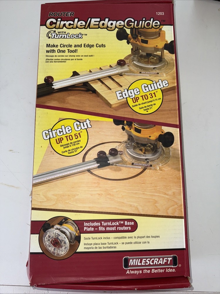 Milescraft Router Circle/Edge Guide 1203