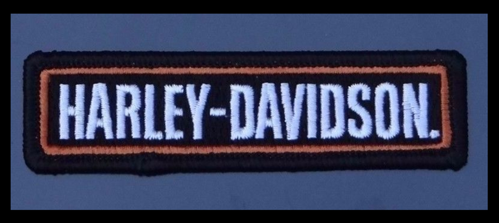 Harley Davidson Script Patch