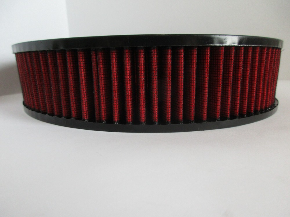10" "RED" WASHABLE AIR CLEANER ELEMENT REUSABLE #7136RD