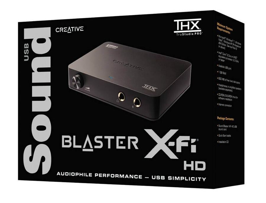 Creative Sound Blaster X-Fi USB Sound Card