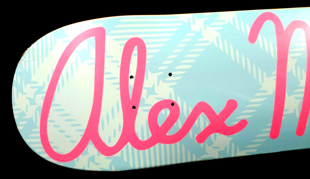 Alex Midler Illegal Civ Blue Script Skateboard Pro Deck 8.50" *New in Shrink*