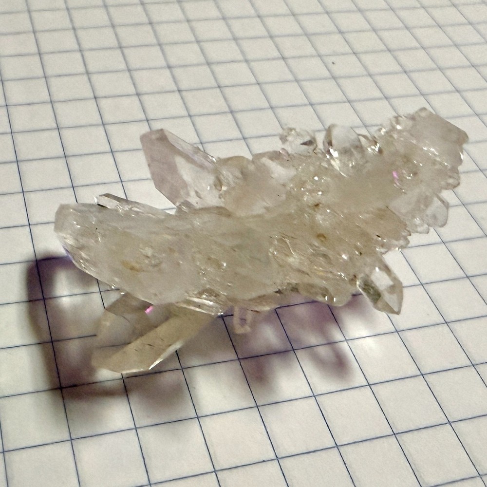 Clear Solution Quartz Crystal Cluster Energy Amplifier for Meditation & Decor