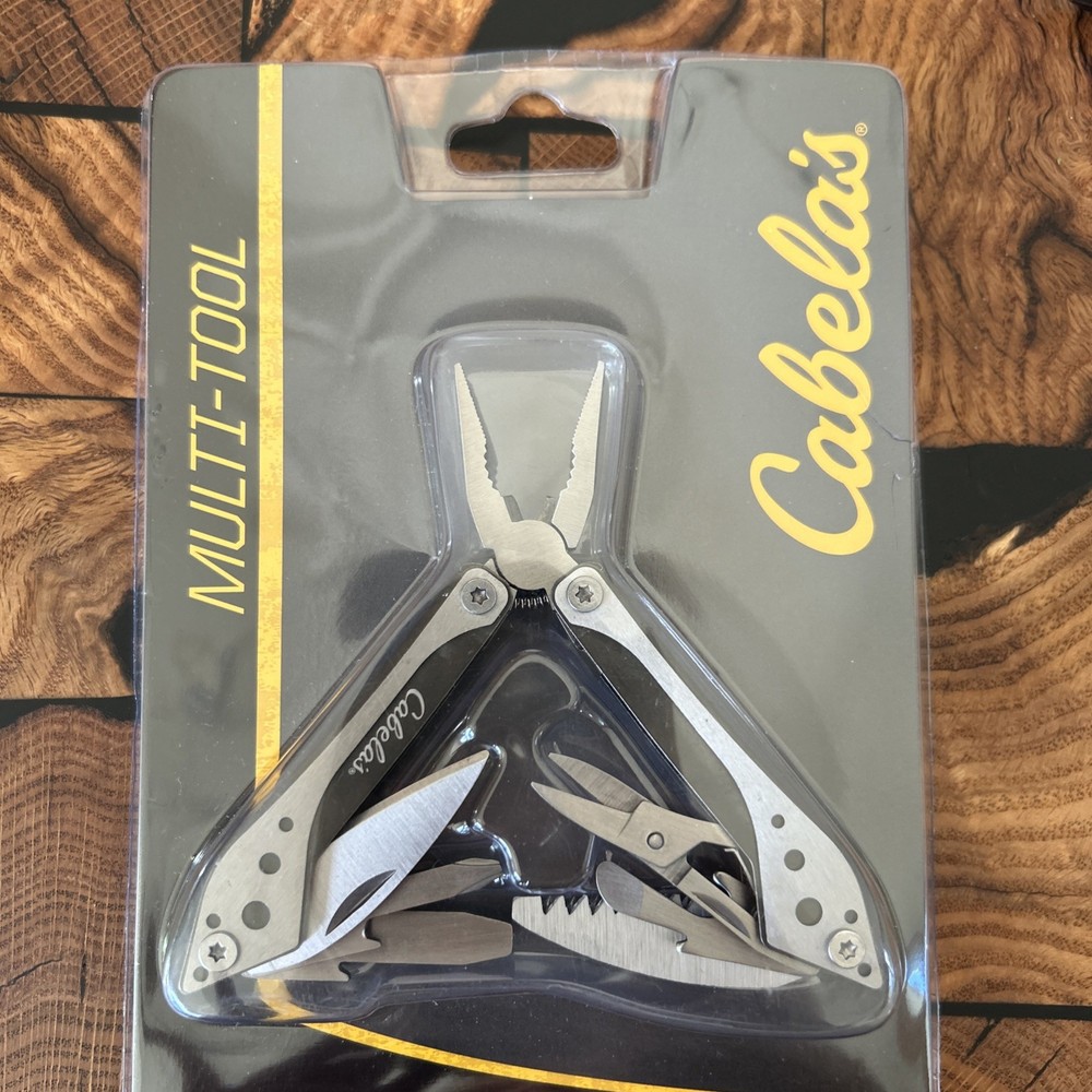 Cabella's Multitool + Case, World's Foremost Outfitter