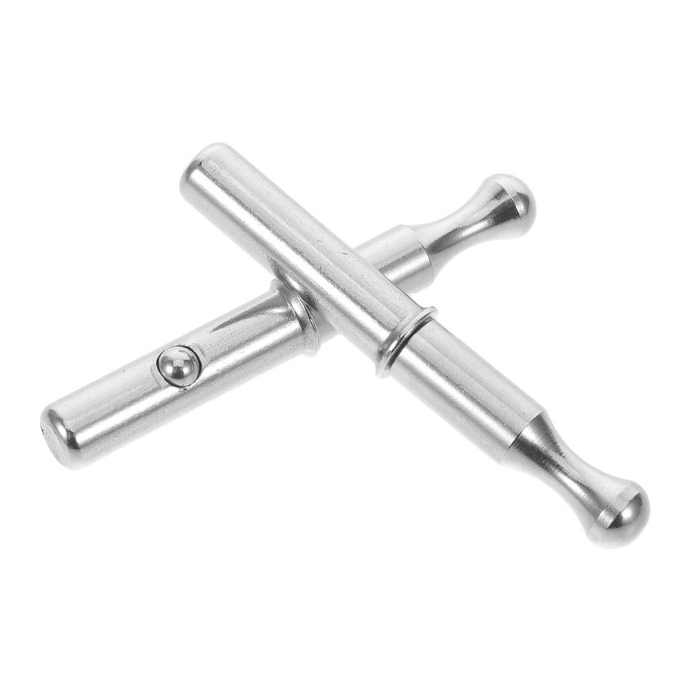 2 Pcs Sink Filter Accessories Stainless Threaded Strainer Handle Basket Drain