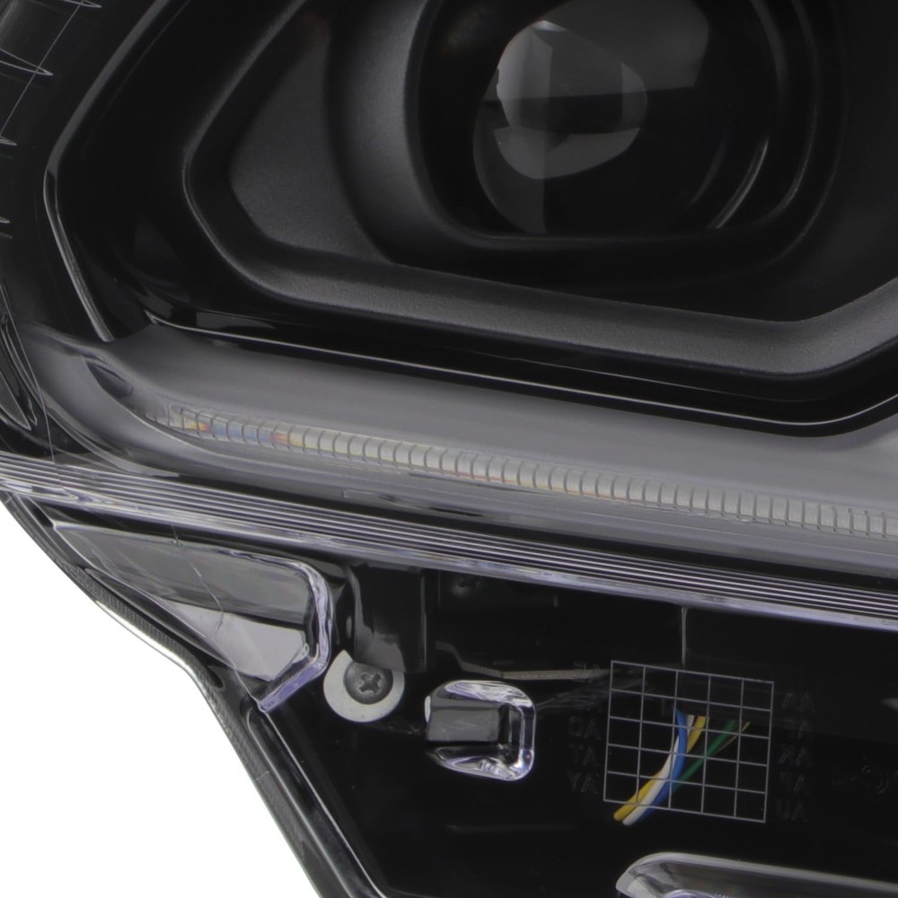 -Fit 2021-2024 Dodge Durango Black Bezel Style FULL LED Projector Headlight Pass
