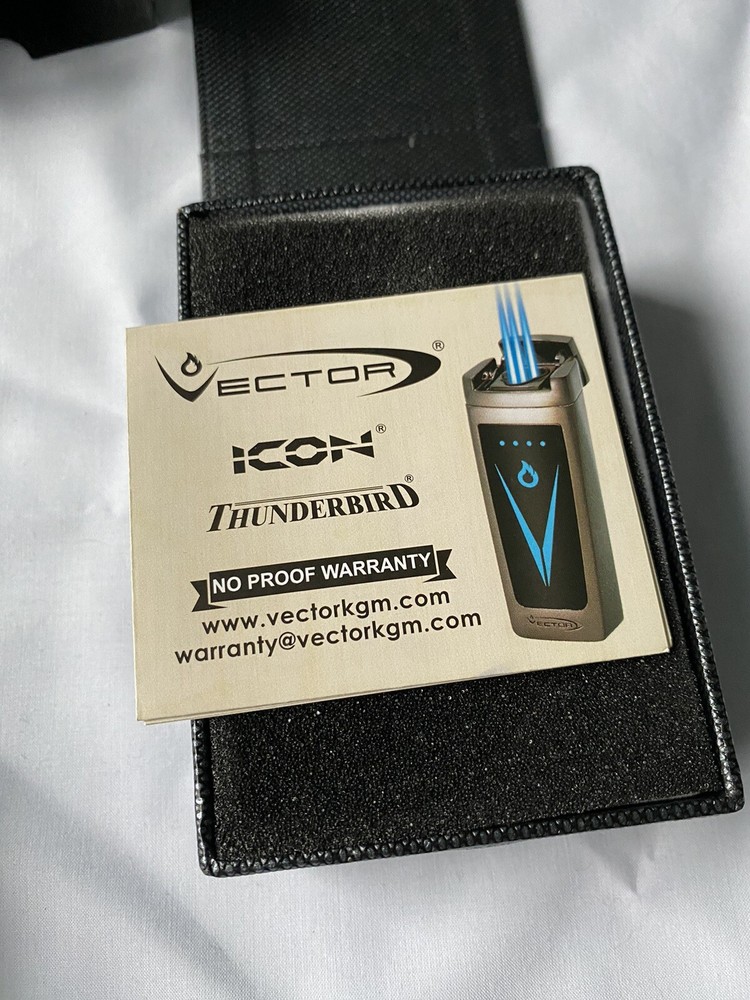 Vector VMotion Dual Jet Cigar Lighter - Blue - New
