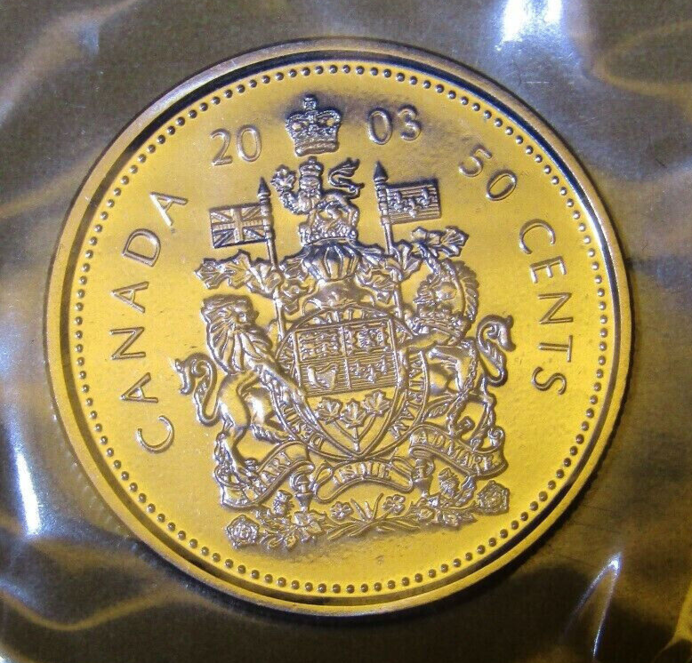 🇨🇦 Uncirculated 2003 WP Set Plio New Effigy Special Edition Canada