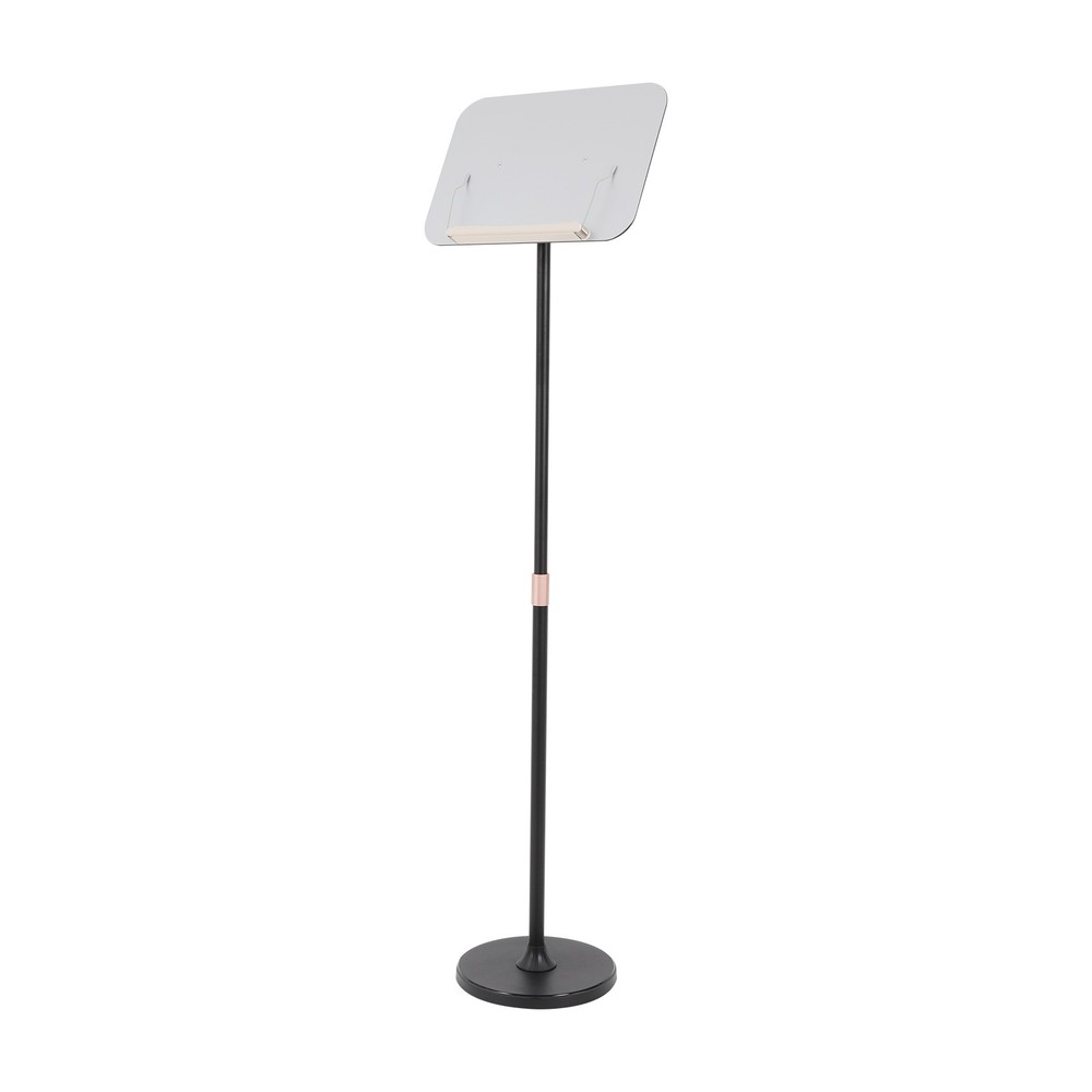 Portable Floor Lectern Podium Stand for Speech Presentation Adjustable Height