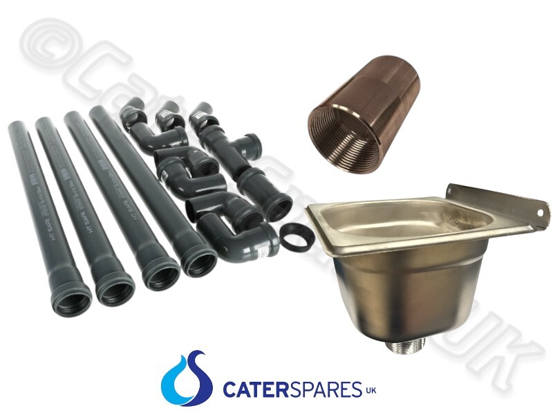 RATIONAL COMBI OVEN DRAIN PIPE INSTALLATION KIT PIPE, ADAPTOR & SMALL TUNDISH