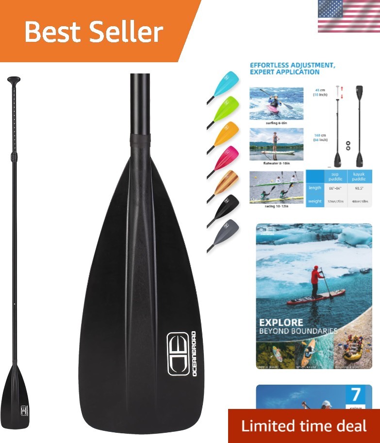 Innovative Adjustable SUP Paddle with Reinforced Blades for Ultimate Control