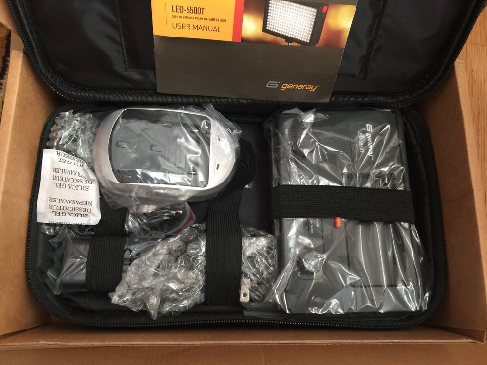 Camera Light Genaray LED-6200T 209 LED Variable-Color On-New