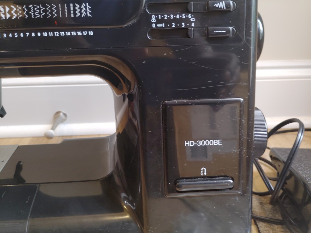 Janome HD3000BE Heavy Duty Sewing and Quilting Machine Used