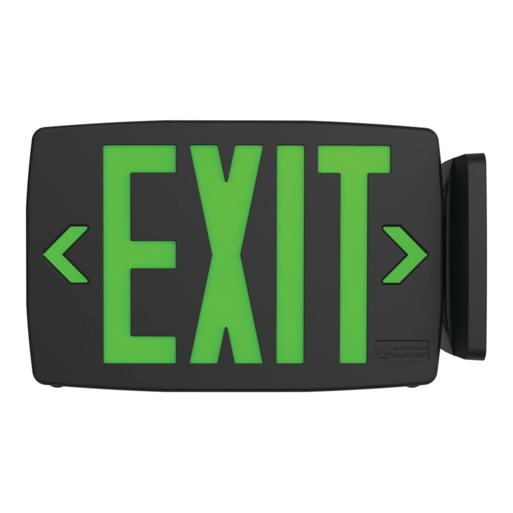 Lithonia Lighting Quantum LED Exit Sign, Dual Sided Emergency Exit Sign, Sele...