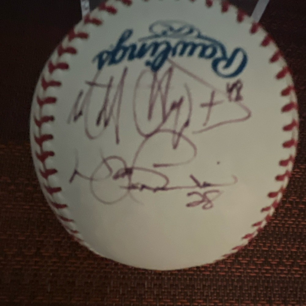 Jason Schmidt Signed Official Major League Baseball, MLB Logo