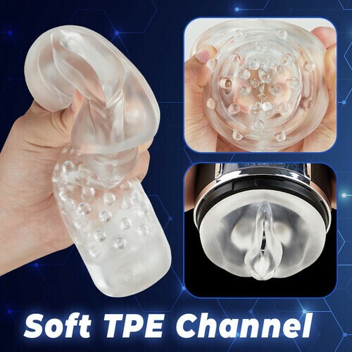 Automatic Male Masturbaters Thrusting Rotating Vibrating Strokers Cup Lubricants