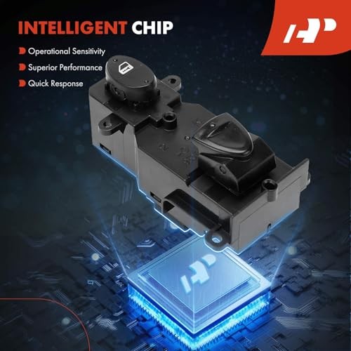 Power Window Switch Compatible with Honda Civic 2006-2011, Front Right