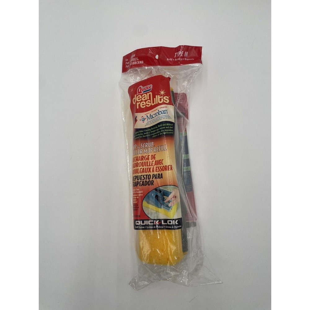 Quickie Clean Results Refill Microban Roller Sponge Mop #058BCRMB Type M
