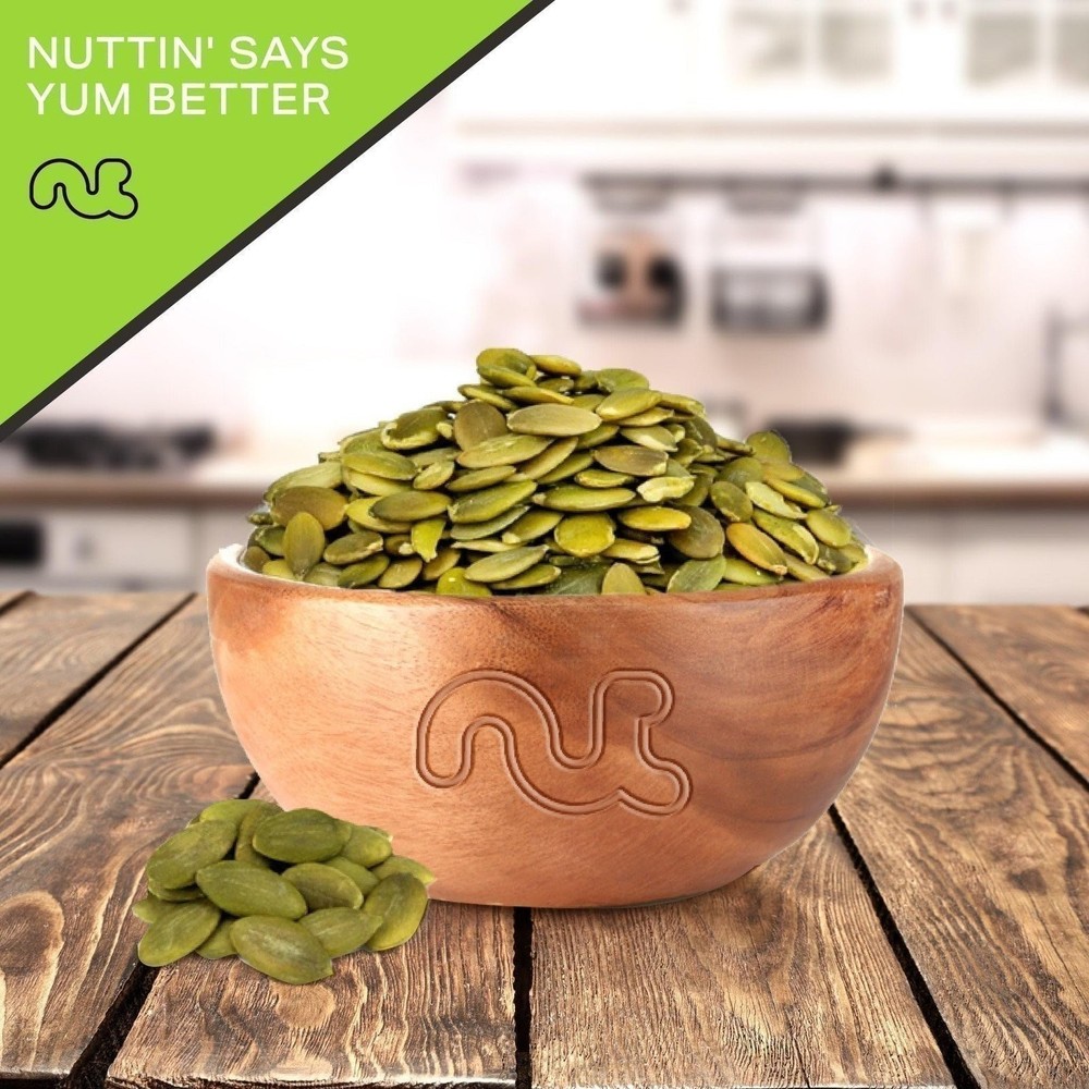 Nut Cravings Roasted & Unsalted Pumpkin Seeds, Pepitas, No Shell (32 Ounce, 2LB)