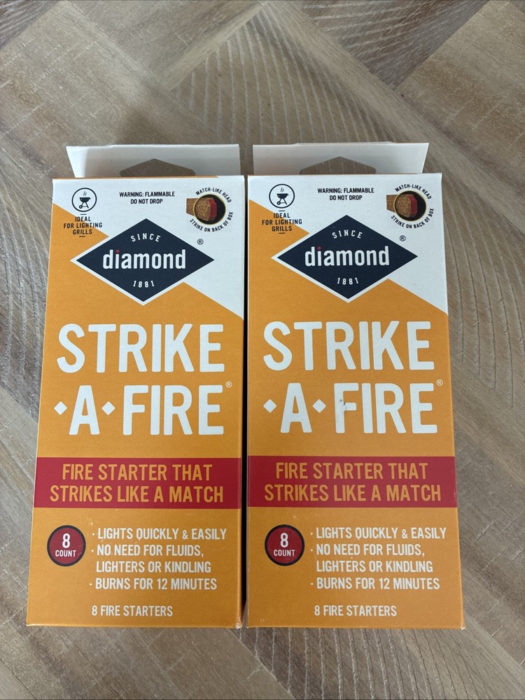 2-8 Pack Diamond Strike-A-Fire Starter Match Sticks Firestarter Logs