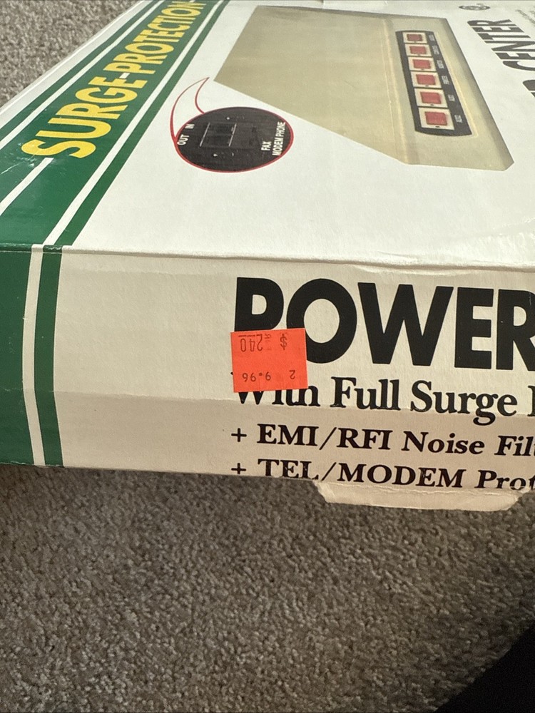 Vintage PC Power Center PC-003 Surge Protector Tested