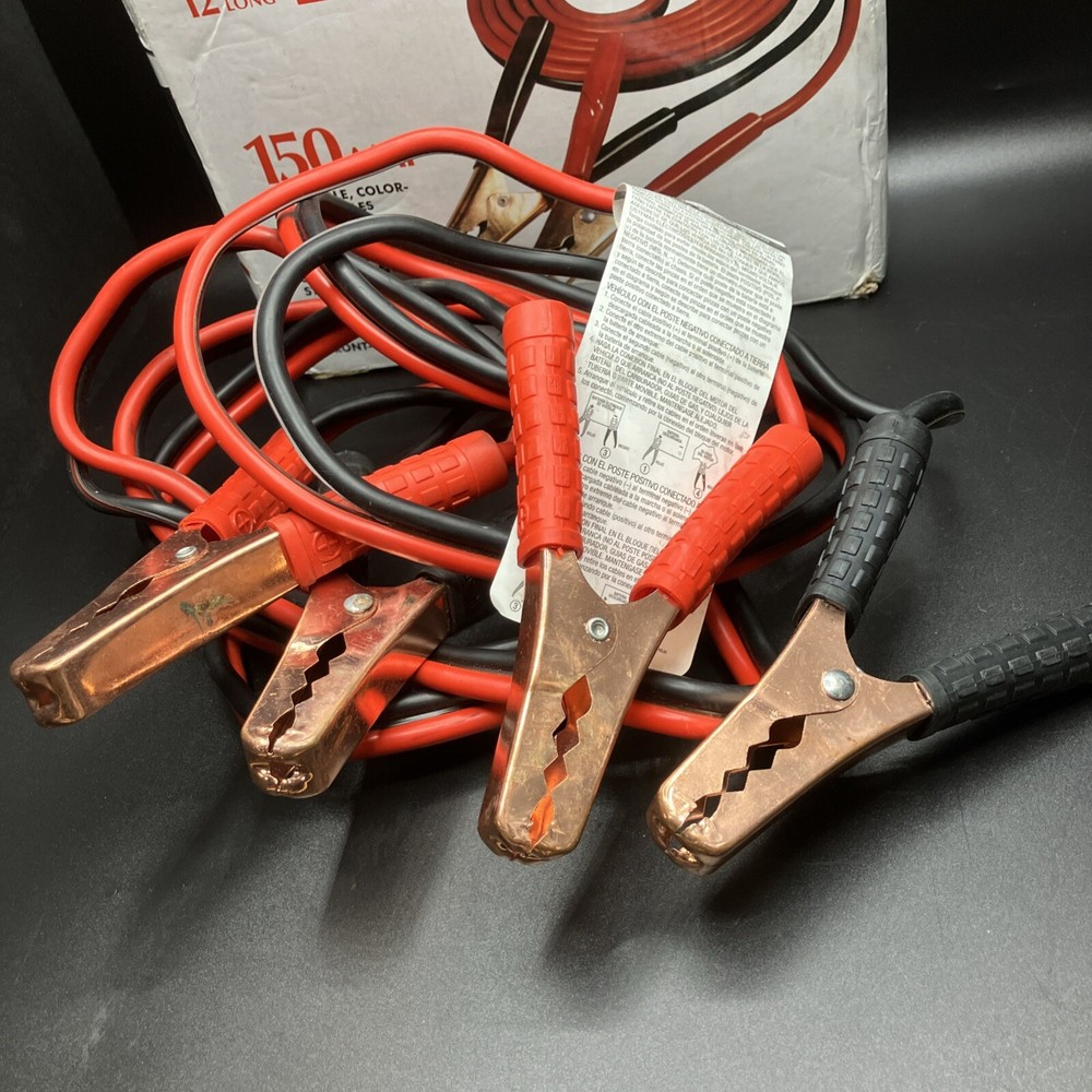 Plus Start Booster Cables 12ft. 150 amp 10AWG