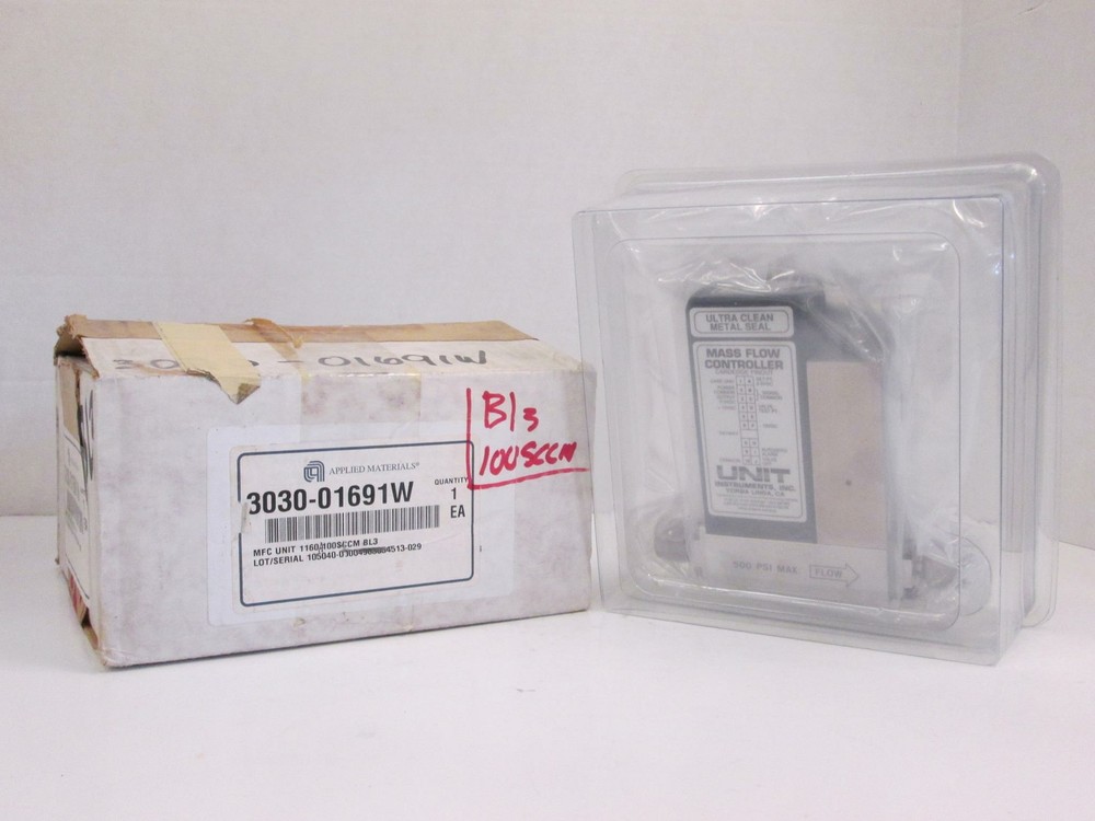 Unit UFC-1160A Mass Flow Controller, BL3, 100 SCCM, Refurbished