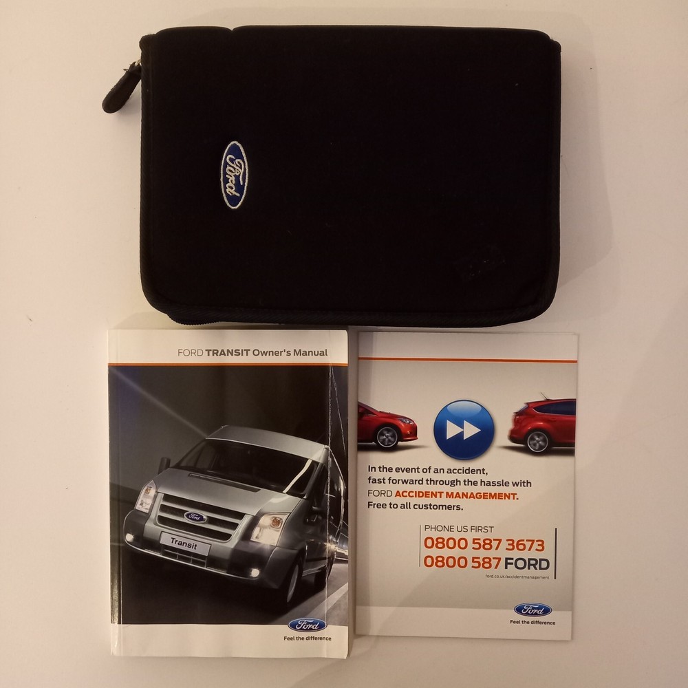 2006-2013 FORD TRANSIT OWNERS MANUAL HANDBOOK & WALLET DRIVER PACK