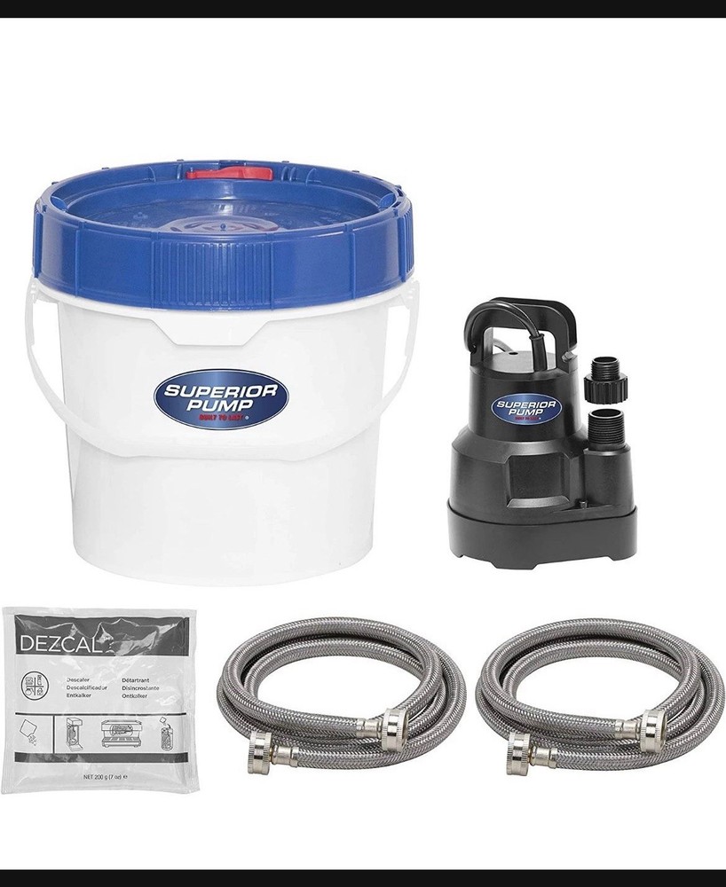 91660 Tankless Water Heater Descaler Pump Kit w/  Non-Toxic Descaler Solution FS