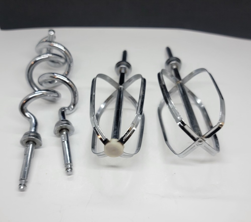 Vintage Oster Regency Kitchen Center Mixer Beaters & Dough Hooks Attachments