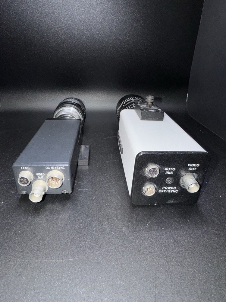 SONY XC-77 CCD VIDEO CAMERA MODULE & JAVELIN CCTV CAMERA LOT UNTESTED