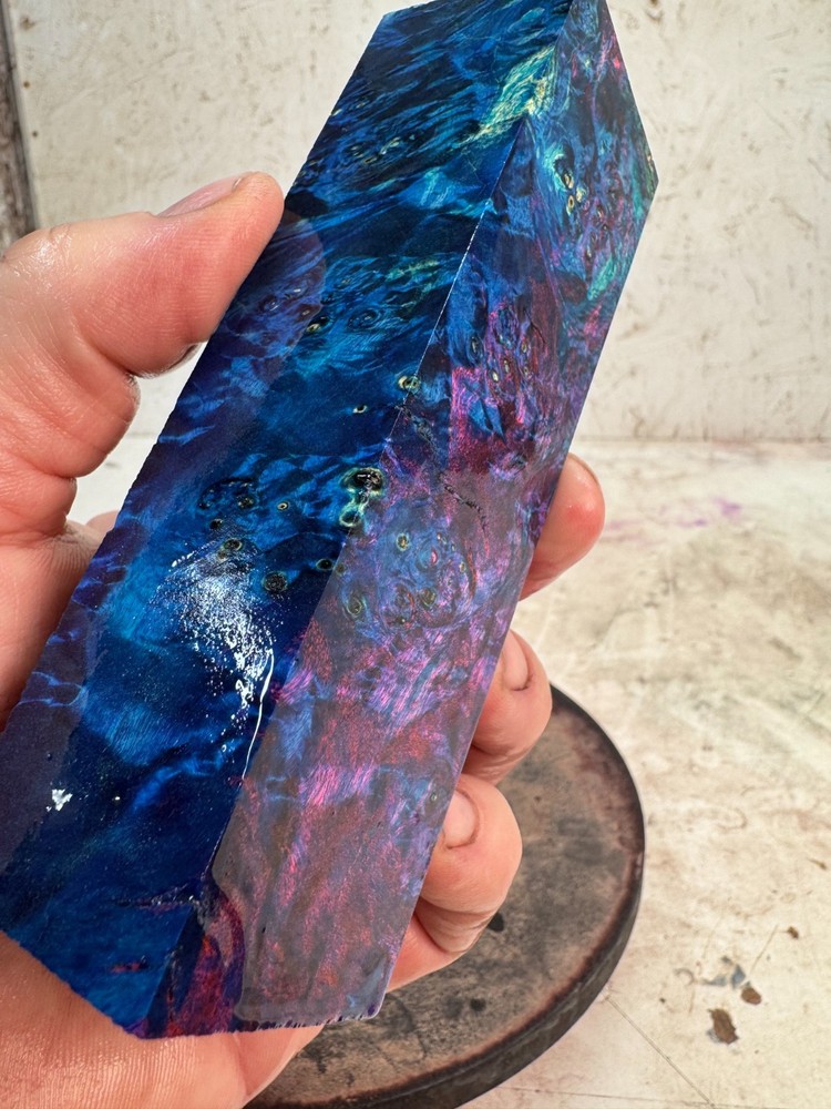 Stabilized Box Elder Burl Turning Blank or Knife Blank | SBEB 1245