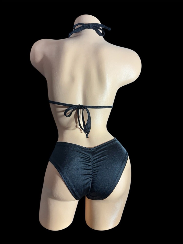Exotic Dancewear Black 2 Pc